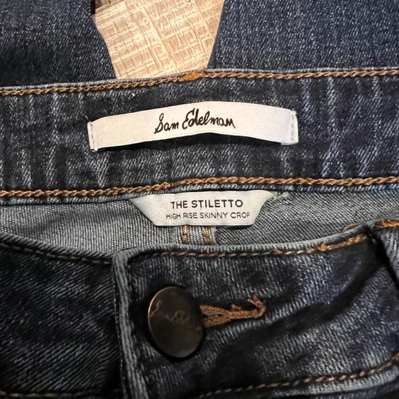Sam Edelman The Stiletto High Rise Skinny Crop Women’s Jeans 31 Size 12 - Picture 4 of 5
